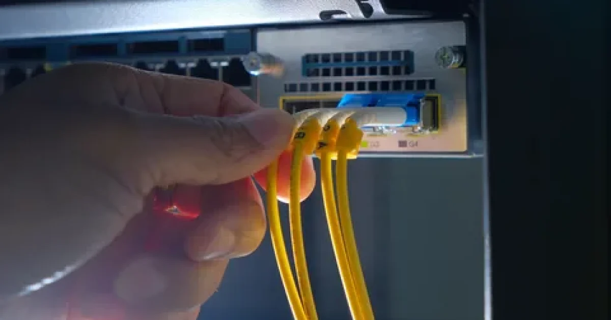 New build utility connections for electricity, water, gas and internet