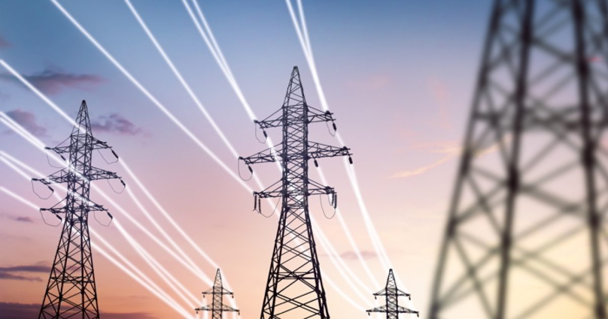 Electrical grid connection in New Zealand showing power lines, transformers, and residential electricity network infrastructure